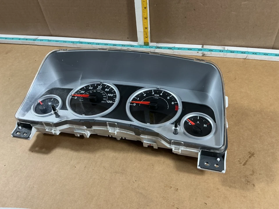 2008 Jeep Patriot Speedometer Instrument Cluster Mileage Unknown 05172336AB OEM - Image 4 of 4