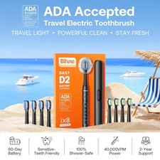 ADA Accepted Electric Toothbrush, Travel Toothbrush Rechargeable for Adults a...