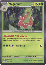 Meganium 010/132 Mega Evolution Holo Rare
