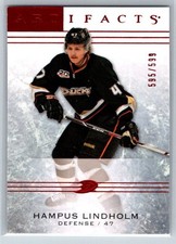 2014-15 Upper Deck Artifacts Ruby /599 Hampus Lindholm #11 Anaheim Ducks