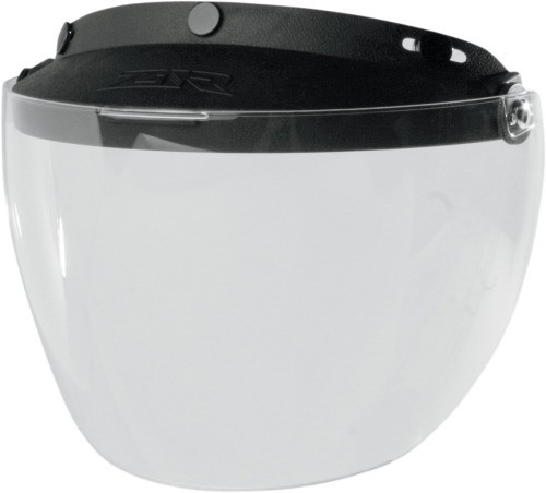 Z1R 0131-0062 Universal Three-Snap Shield/Visor Clear Universal Three-Snap