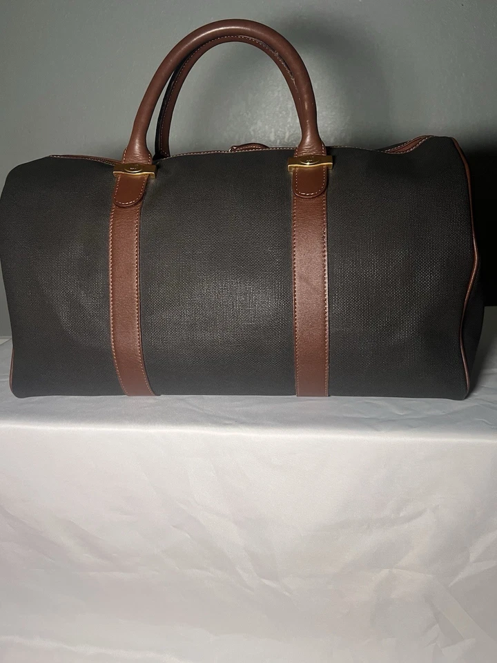 Bolso de viaje Dunhill Boston para hombre bolsa de viaje a cuadros interior con cremallera bloqueable Foto 3 de 4
