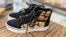 GLOW IN THE DARK KIDS VANS SZ 3
