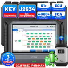 2025 USED XTOOL IP919 MAX J2534 ECU Programming Diagnostic Tool Key Programming