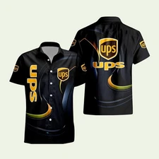 Ups Logo Muti Color Hawaiian Shirt