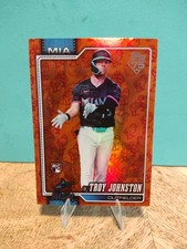 TROY JOHNSTON 2026 TOPPS BASEBALL SERIES 1 EASTER HOLIDAY ORANGE CHICKS SP RC 