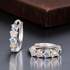 Aretes Violadores Para Fiesta Gala Aritos De Mujer Largos Onda Larga Elegantes