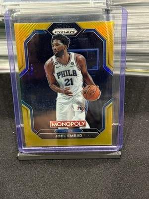2022-23 Panini Prizm Monopoly Joel Embiid Gold /49