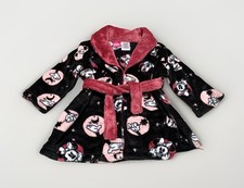 NEW Disney Multi-Image MINNIE MOUSE Toddler Girls' Plush Sleep/Bath Robe Size 2T