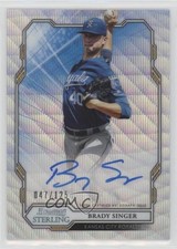 2019 Bowman Sterling Prospect Wave Refractor /125 Brady Singer #BSPA-BS Auto eq1