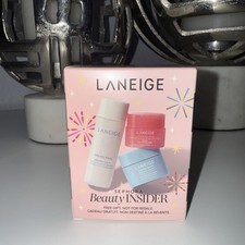 Laneige Sephora Beauty Insider 3 Piece Set Water Bank Moisturizer Lip Mask NIB