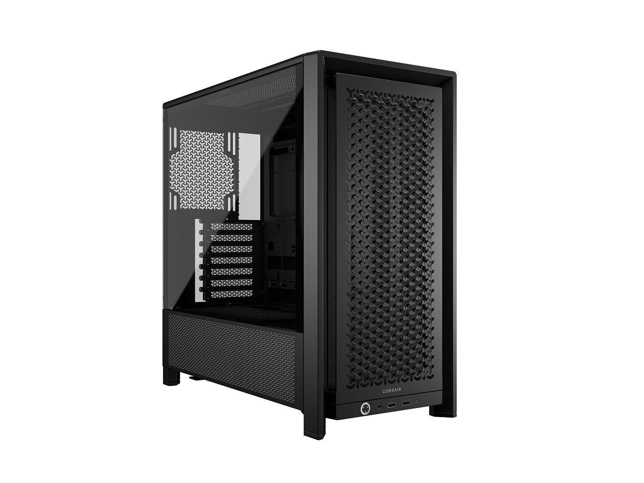 Корпус компьютера Corsair Frame 4000D из черной стали закаленного стекла ATX Mid Tower 14290₽