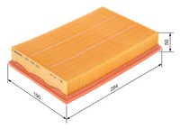 Luftfilter Bosch FüR 1 457 433 323