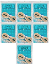  7 Pack New Comcraft Chair Caning Kits, 2.5mm Fine Cane, for 3 Seats, with Tool