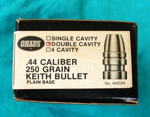 New OHUAS 2 Cavity Mold .44 Caliber #44-250-K  S&W .44 Russian-.44 Spl-44 Magnum