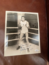 1938 JOHN HENRY LEWIS BOXING CHAMPION SIGNED 8X10 PHOTO JSA AUTHENTIC