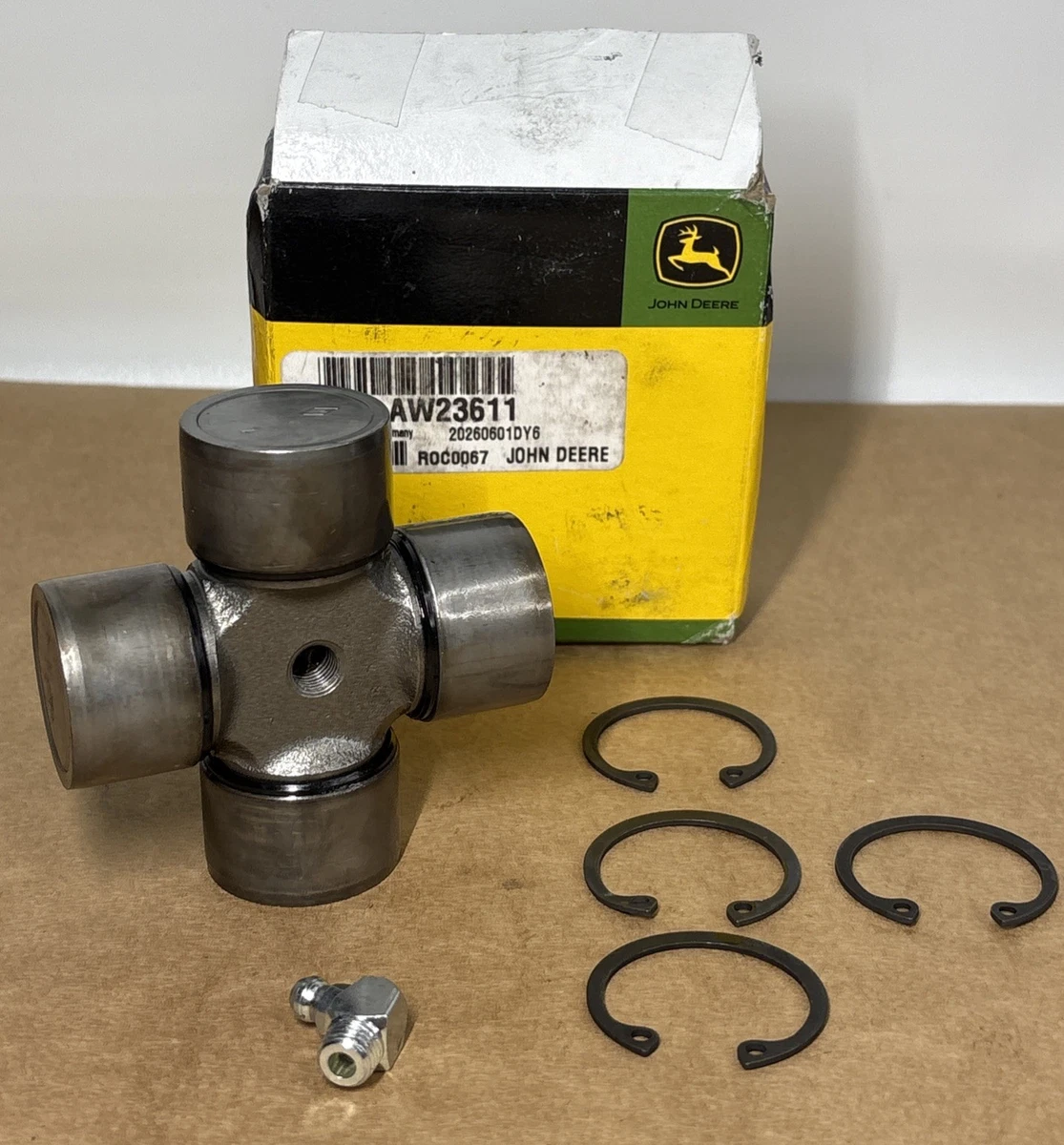 John Deere AW23611 OEM Universal Cross Joint Bearing U-Joint Kit photo 3