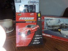 BURAGO FERRARI ENZO 1/43 MODEL CAR BOXED RACE AND PLAY ASSEMBLY KIT 18-35201