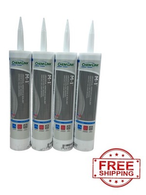 4X Chemlink M-1 Black Universal Structural Adhesive & Sealant Cartridge  *New*