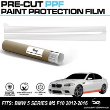 Side Skirt Stone Guard Paint Protection Film PPF For BMW 5 Series F10 M Sport