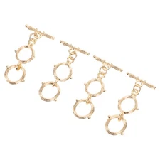 4pcs Jewelry Clasps Toggle Closure For Necklace And Bracelet Chains