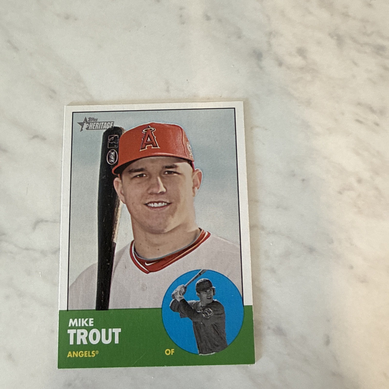 2012 Topps Heritage - #207 Mike Trout Rookie