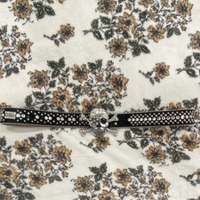 BB Simon 2000s Skull Buckle Crystal Belt