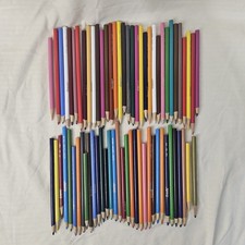 Assorted Crayola Colored Pencil Lot- 64 Mixed Colors
