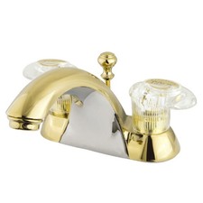 Kingston Brass KB215.B Naples 1.2 GPM Centerset Bathroom Faucet - Brass