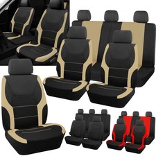 For Honda 5-seats Car Seat Cover Polyester Fabric Front Rear Full Set Protectors