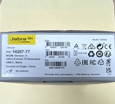 Jabra Evolve2 75 Desk Stand USB-C Black, Charging Base Station For Headset