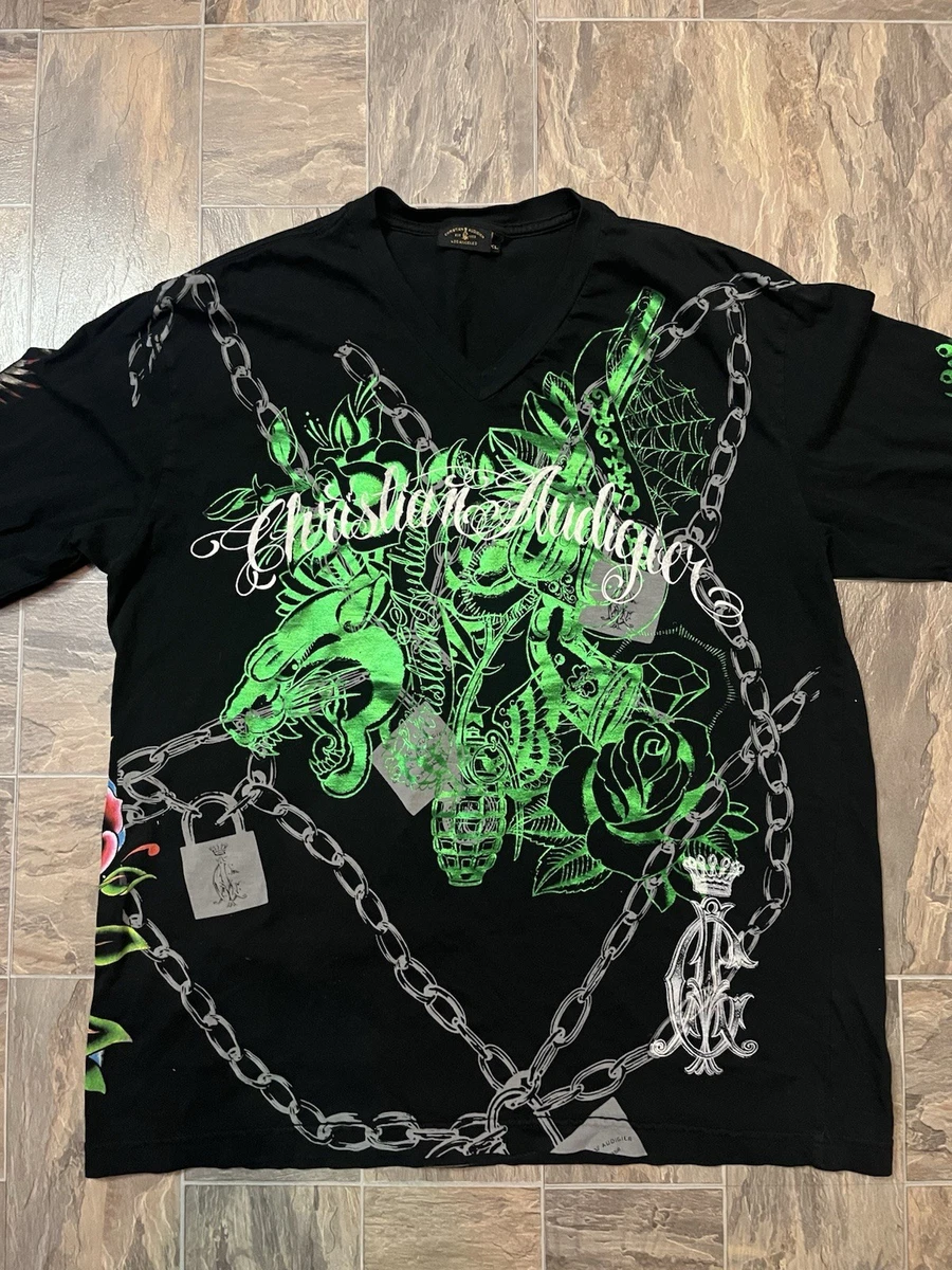 Christian Audigier Long Sleeve T-Shirts for Men for sale | eBay