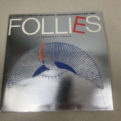 Follies - Complete Broadway Recording Double LP Vinyl Record & Poster Near Mint 