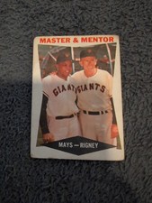 1960 Topps Willie Mays/Billy Rigney #7 Master and Mentor