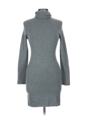 Sandro Ferrone Women Gray Casual Dress L