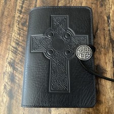 Oberon Design Leather Journal Cover Black Cel...