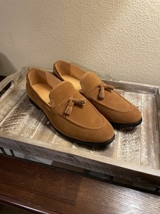 Brown Suede Tassel Loafers | eBay display picture 1
