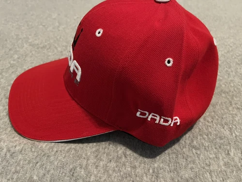 Casquette chapeau rouge vintage DADA Supreme laine mélangée