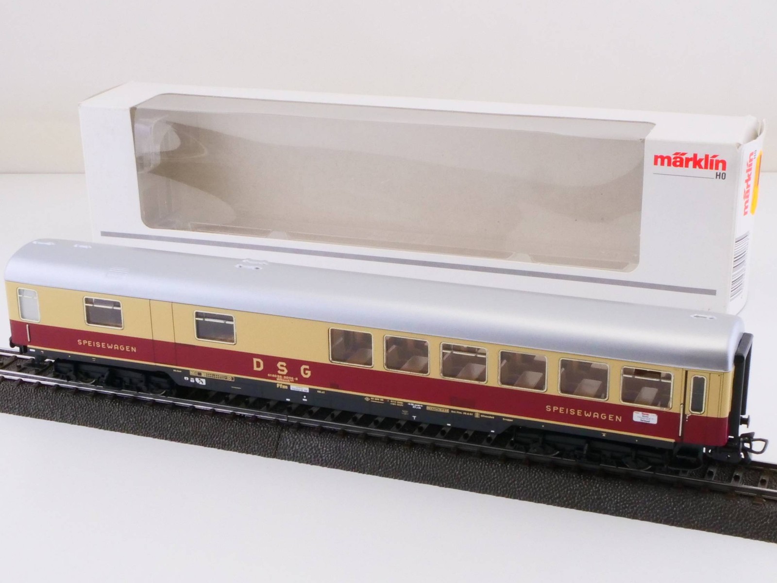 Märklin 4087 TEE/IC Dining Car Tin Car WRümh Mint! OVP BL 1705-30-77