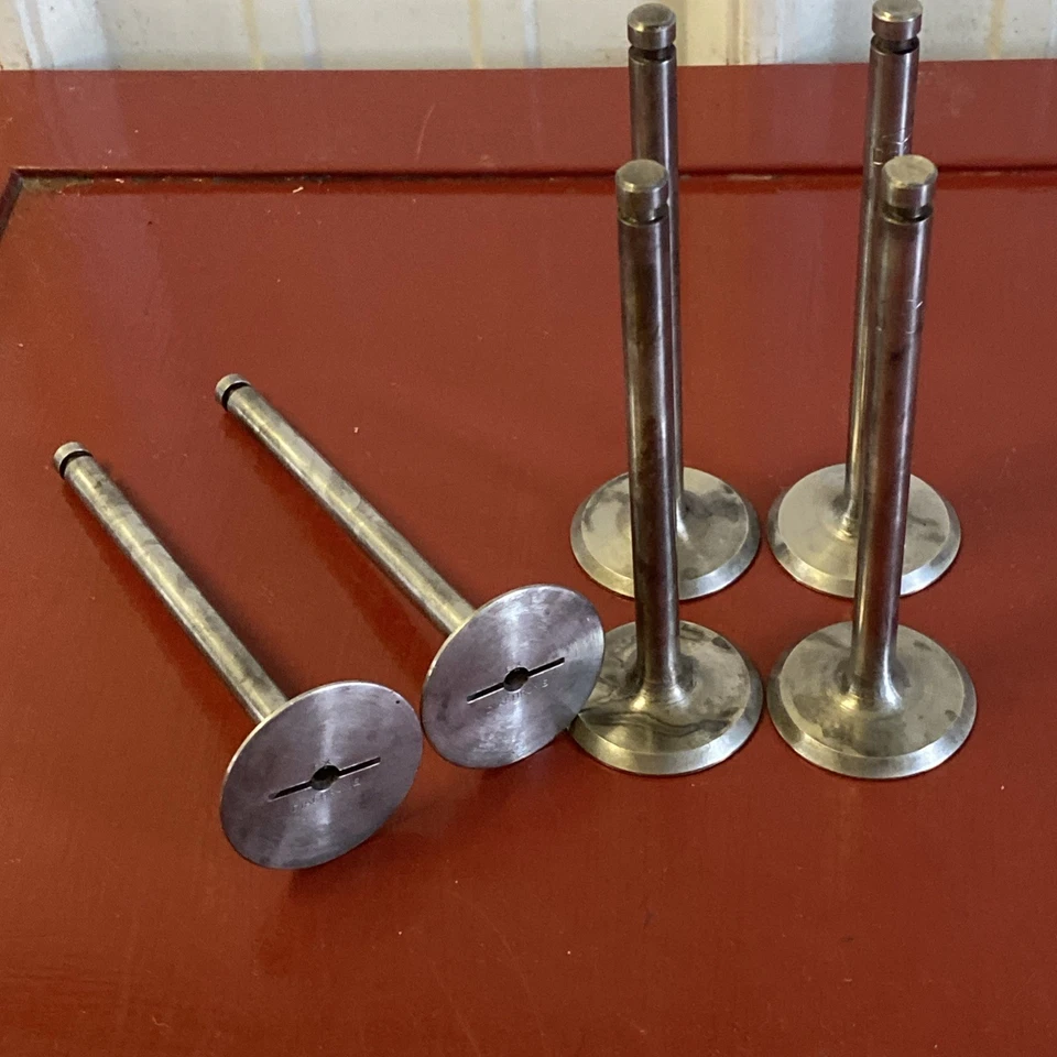 JUEGO DE VÁLVULAS DE ESCAPE (6) 1926 1927 1928 1929 NASH ADVANCE 6 CILINDROS NORS S365 Foto 4 de 4