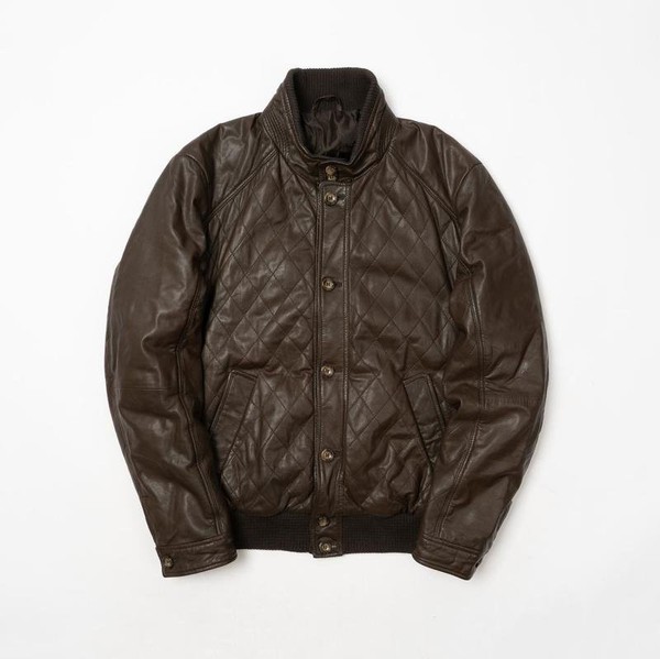 Men Brunello Cucinelli Jacket Brown Leather 40 /L