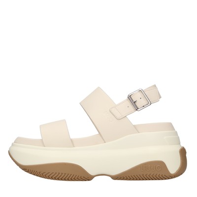 BA3051 EX014 LIU JO Women's Cream Sandals Ams018_liuj