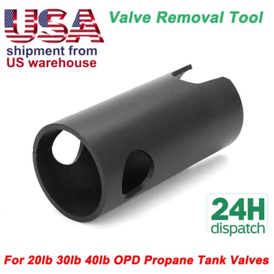 ZLYTOMORCYAL US 20lb Valve Removal Tool Qcc-1 For Opd 30lb 40lb Acme New Propane Cylinder LPG