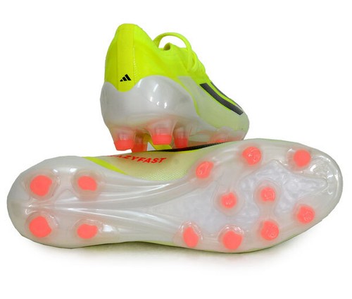 adidas Soccer Cleats X CRAZYFAST ELITE HG/AG Team Solar Yellow IF0653 New in Box - Picture 3 of 9