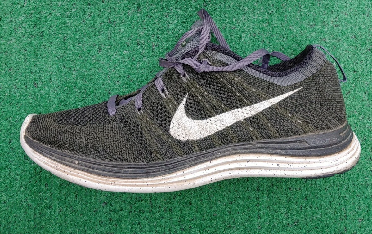 2012 Nike Fkyknit Lunar One+ Sequoia Supreme 554887 310 Taille 9 Occasion RARE 