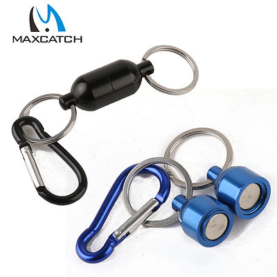 Fly Fishing Magnetic Net Release Blue/Black Landing Net Holder