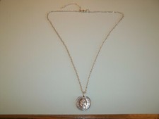 ROMAN GODDESS OF LIBERTY - SWISS COIN - SILVER PENDANT NECKLACE - 1898 to 2010