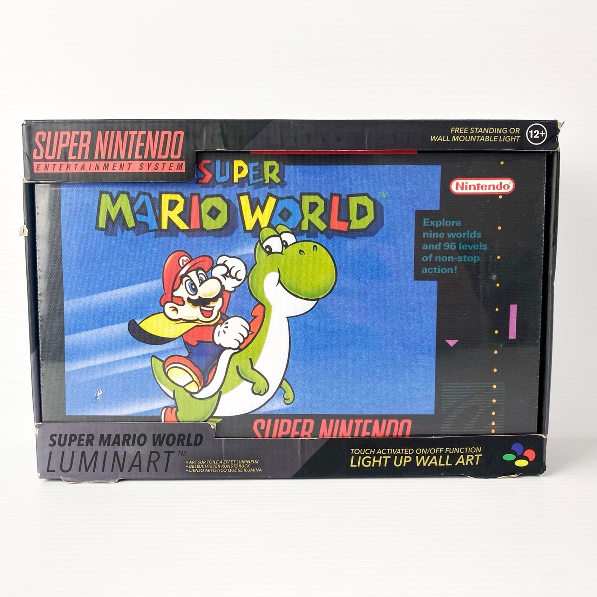 Super Nintendo Super Mario World Luminart Brand New Sealed