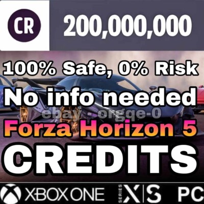 200 M CREDITS | Forza Horizon 5 | XBOX | PC | STEAM (Read the Description)