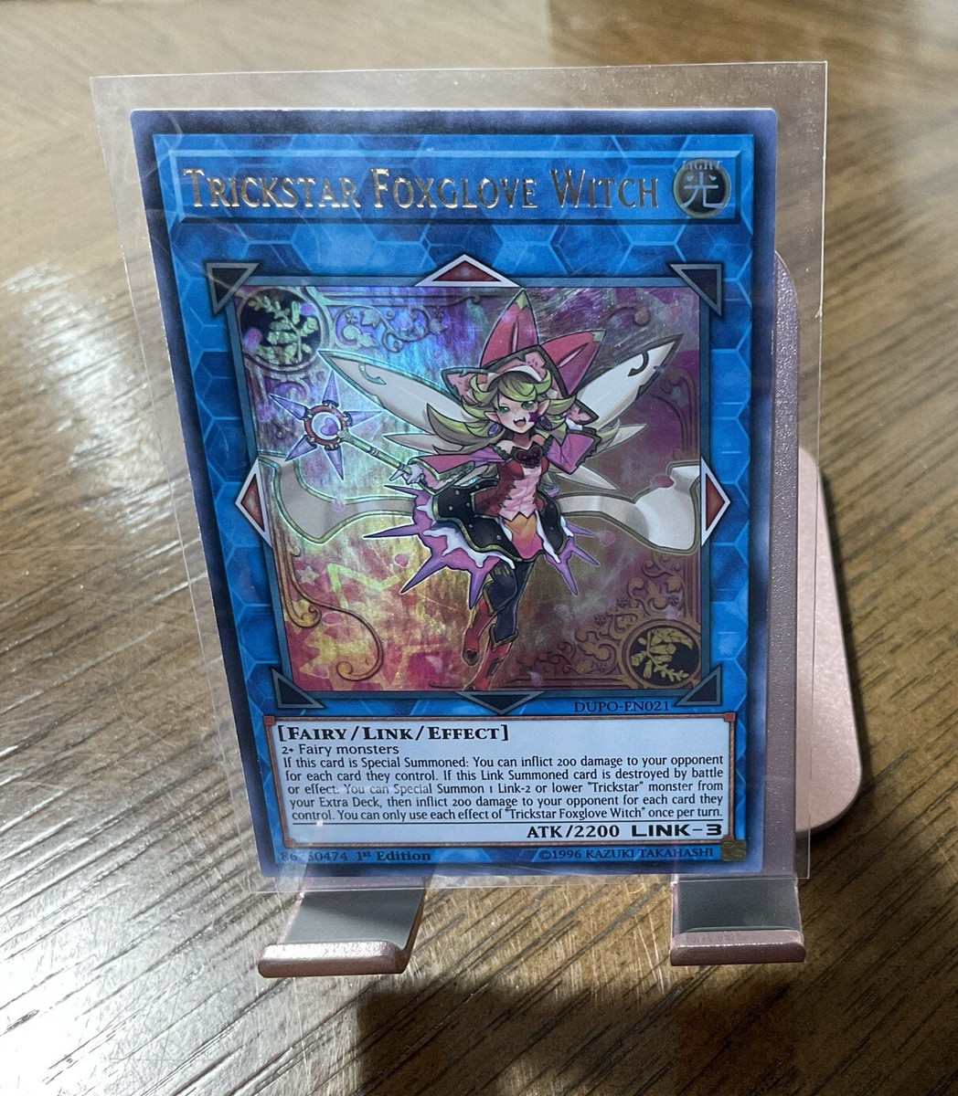 FANTASTICS 千社札 TRICKSTAR FOXGLOVE WITCH DUPO-EN021 ULTRA RARE 1ST ED YuGiOh | eBay
